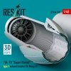 RESKIT RSU48-0520 F/A-18 Super Hornet type 1 exhaust nozzles for Meng kit (3D Printed) 1/48